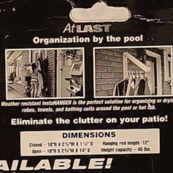 InstaHANGER Clothes Storage System Small Space Closet Organizer- New! - Picture 4 of 5